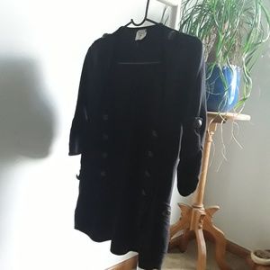 Badass black blazer cardigan